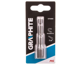 Nasadka magnetyczna 6 x 65 mm, trzpień 1/4