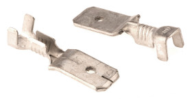 Konektor płaski Męski 6.3 x 0.8mm Izolacja: Nieizolowane Cyna