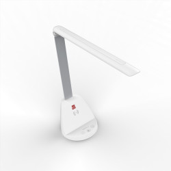 Bezprzewodowa lampa biurkowa do ładowania 5 W 12 V DC Stół Typ G, brytyjskie z regulowanym ramieniem RS PRO