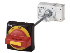 Napęd drzwiowy czerwono-żółty z blokadą NZM1-XHBR 266632 EATON