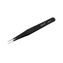 Pęseta antystatyczna 122mm prosta ostra ESD-10