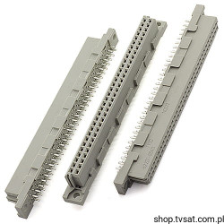 V42254-B2201-B640 Socket 2 x 32 Pin DIN 41612 THT TYCO