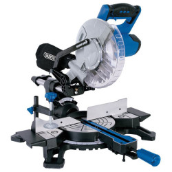 Draper 83677 210mm Sliding Compound Mitre Saw with Laser Cutting Guide (1500W)
