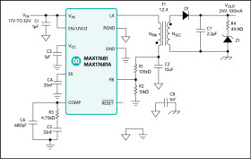4.5V to 42V Input, High-Efficiency, Iso-Buck DC-DC Converter