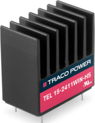 DC converter, 18-75 VDC, 15 W, 1 output, 5.1 VDC, 86 % efficiency, TEL 15-4811WIN-HS