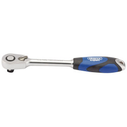 Draper Expert 26516 1/2&quot; Sq. Dr. 60 Tooth Micro Head Reversible SoftGrip Ratchet