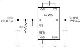 3.3V Input to Regulated 5V Output Charge Pumps