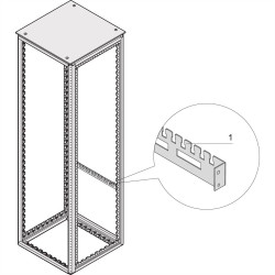 Szyna podtrzymująca kable nVent SCHROFF 23130312 23130312, 1 szt.