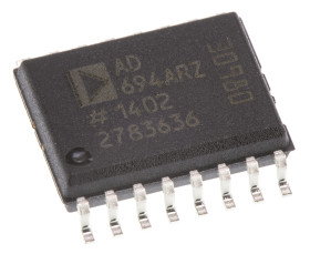Transmiter pętli prądowej AD694ARZ, 0 → 20 mA, 4 → 20 mA 16-pinowy SOIC W, PSF_430771, Analog Devices