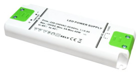 Sterownik LED napięcie wyjciowe: 24V 2.5A napięcie wejściowe: Od 220 do 240 V AC stabilizowany napięciowo 60W RS PRO