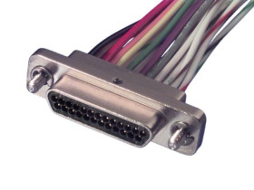 Złącze D-Sub 51-pinowe Montaż na panelu raster 1.27mm