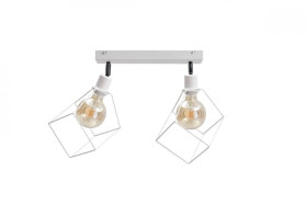 Spot loftowy 2xE27 RUBEN WHITE