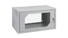 Szafa Wisząca Rack Szafka Serwerowa 19 6U 350 Mm Szara Z Szybą Hartowaną...