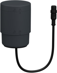 Base element, dark gray, (Ø x H) 70 mm x 95 mm, for signal towers, XVB7C31