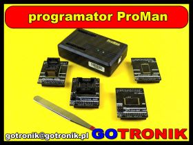Programator pamięci NAND flash i NOR Flash - ProMan