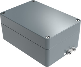 Aluminum EX enclosure, (L x W x H) 200 x 140 x 91 mm, gray (RAL 7001), IP66, 251420090