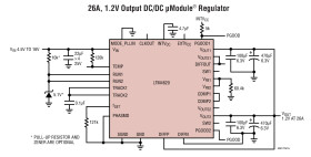 Dual 13A or Single 26A DC/DC µModule (Power Module) Regulator