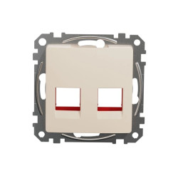 Płytka centralna KRONE kat. 5e/6 UTP, beżowa, Sedna Design i Elements SDD112441C