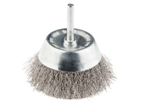 Szczotka druciana doczołowa z trzpieniem 50 mm INOX 57H599 TOPEX