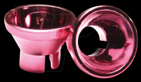 882008 LED reflector, 5 mm, metallized, magenta