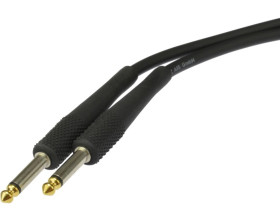 KLOTZ KIK Kabel instrumentalny złocony Audio Jack 6,3mm Mono (wtyk / wtyk) 3m