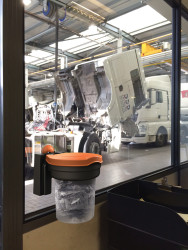 Bariera ochronna Dozownik wysokość bariery 262mm Pomarańczowy