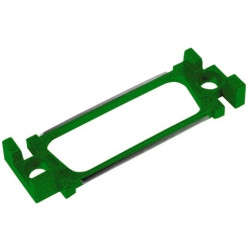 Coding element, green for D-Sub housing size 2 (DA), 15 pole, pin, coding combination 3, 09670152103104