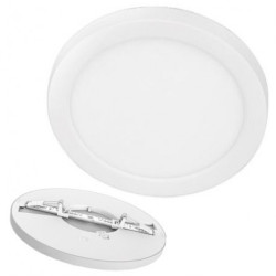 Plafon okrągły natynkowy / podtynkowy LED 2w1 12W 1350lm 4000K IP20 biała XUDO