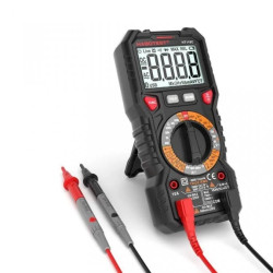Multimetr cyfrowy z latarką Habotest HT118C, True RMS, NCV, testowanie akumulatorów