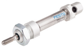 Siłownik pneumatyczny skok: 20mm Festo Ø 12mm dwustronnego działania Action 125mm Elastomer DSNU-12-20-P-A M5