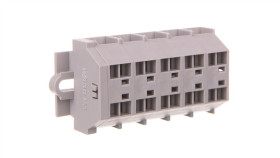 Listwa Zaciskowa 4-Przewodowa 1,5Mm2 5-Torowa Szara Mocowanie Śrubowe 260-205...