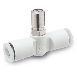 Regulator przepływu SMC Rura Sterownik prędkości z mocowaniami jednym dotknięciem AS 6mm