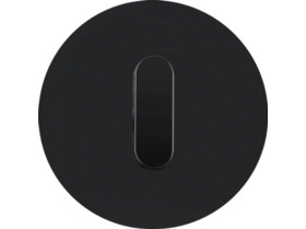 BERKER R.classic Płytka czołowa z pokrętłem do wyłącznika obrotowego czarny połysk 1001204500 HAGER