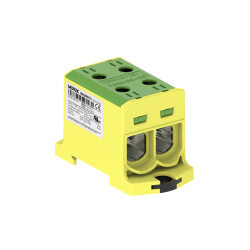 Zacisk uniwersalny żółto-zielona 2xAl/Cu 6-95mm² 1500V złączka szynowa OTL95-2 Morek