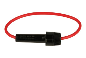 Gniazdo bezpiecznika; R3-32B3; fi 6,3x32mm; przewody; 15A; 250V AC; SCI; RoHS