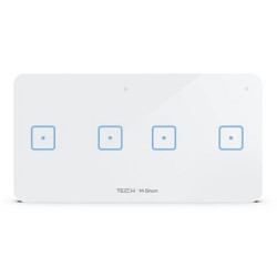 SINUM WSS-22m Włącznik czteropolowy kolor biały