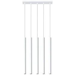 Lampa wisząca PASTELO 5 biała