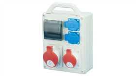 Rozdzielnica Przenośna R-Box 240R 4S 1X32a/5P 1X16a/5P 2X250v, Puste Okno...