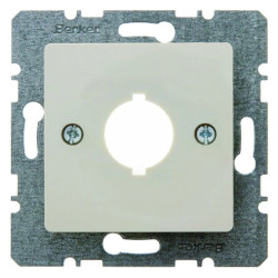 B.Kwadrat Płytka czołowa z otworem fi 188 mm do gniazda wyrównania potencjału pojedycznego kremowy 143102