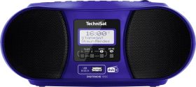 Radio-CD TechniSat DIGITRADIO 1990 DAB+, fale metrowe (VHF) funkcja ładowania akumulatora, funkcja budzika niebieski