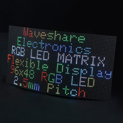Flexible RGB Full-Colour LED Matrix Panel - 2.5mm Pitch, 96x48 Pixels