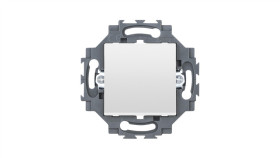Łącznik Pojedynczy 1P10ax, Samozaciski, Biały, Dahlia Gw35031w
