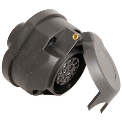HP Autozubeh&#xF6;r 28253 Trailer socket Plastic Push-Fit 15-pin plug - 13-pin sock