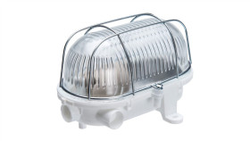 Oprawa Kanałowa Oval-7040T, E27, 60W, Biała-Polipropylen, Klosz...