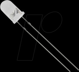 5034W2C-BSC-A LED 5mm, wired, white, 5000 mcd, 15°