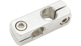 Akcesoria, Dwukierunkowy Uchwyt Zaciskowy, 16X48x16 Mm, Aluminium, Ay000166