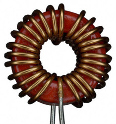 Dławik toroidalny 35 μH 5.7A Otwór przezierny ±20% Wyprowadzenia promieniowe 25mΩ Rdc Proszek żelazny