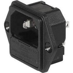 6200.2300 wtyk zasilający AC przykręcany na panel C14