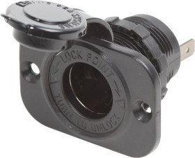 Gniazdo 12 V Blue Sea DC z wodoszczelną pokrywą