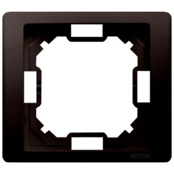 Simon Basic Neos Ramka pojedyncza IP44 czekoladowy BMRC1B/47